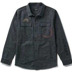 Roark Charcoal Graphic Shirt Jacket